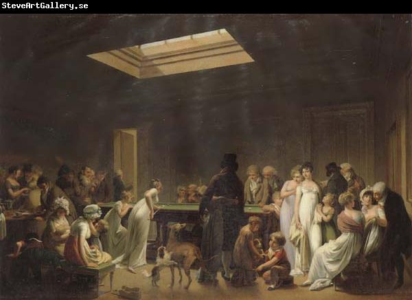 Louis-Leopold Boilly A Game of Billiards